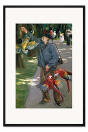 Gerahmter Kunstdruck Der Papageienmann