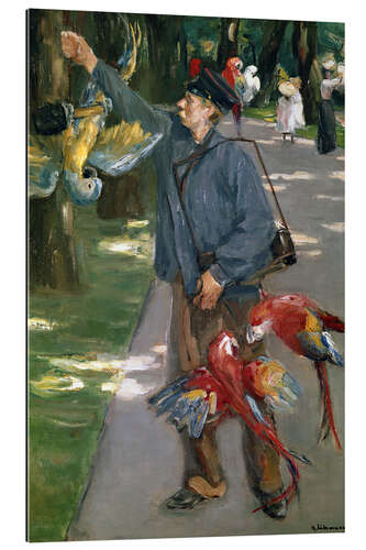 Gallery print Man with Parrots