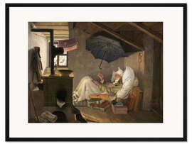 Gerahmter Kunstdruck Der arme Poet