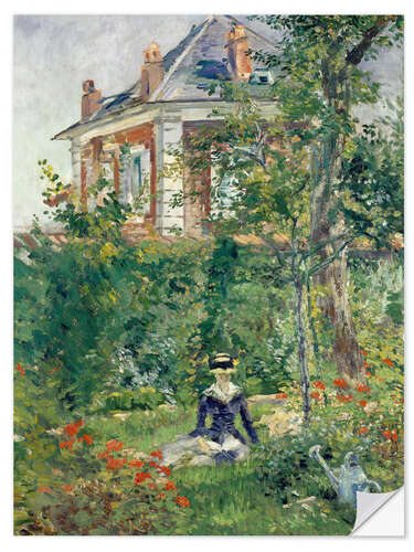 Adesivo murale Marguerite im Garten von Bellevue. 1880
