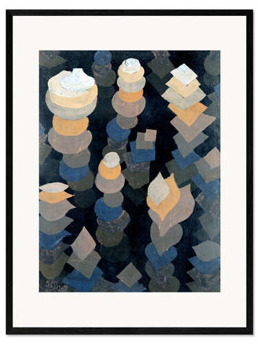 Framed art print Growth of the night plants