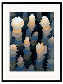 Framed art print Growth of the night plants