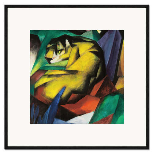 Gerahmter Kunstdruck Tiger