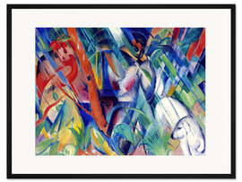 Gerahmter Kunstdruck Im Regen