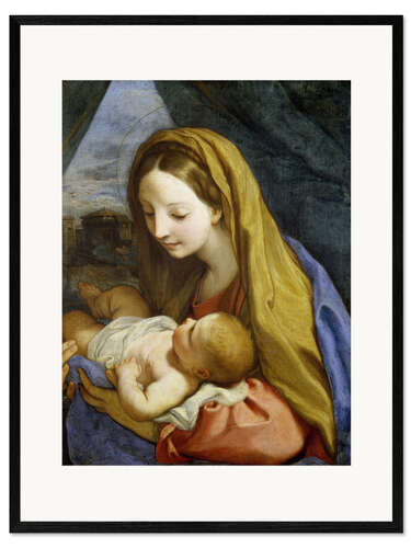 Kehystetty taidepainatus Madonna and Child