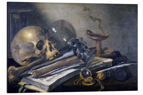 Alumiinitaulu Vanitas still life. 1656