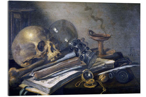 Galleritryk Vanitas still life. 1656