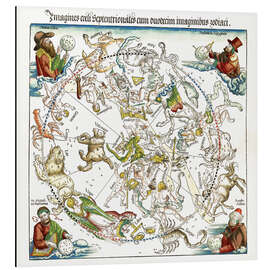 Magnettafel Karte des nördlichen Sternhimmels