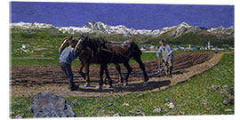 Acrylglasbild Das Pflügen