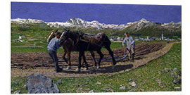 Foam board print The Ploughing