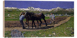 Trätavla The Ploughing