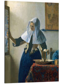 Magnettafel Junge Frau mit Wasserkrug