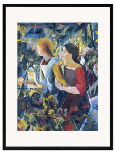 Ingelijste kunstdruk Two Girls