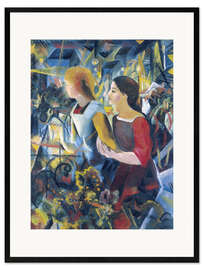 Ingelijste kunstdruk Two Girls