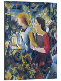 Magnettafel Zwei Mädchen