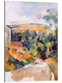 Magnettafel Straßenbiegung