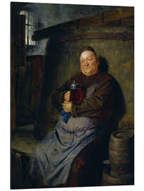 Magnettafel Bruder Braumeister im Bierkeller. 1902.