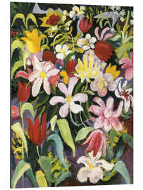 Aluminium print Carpet of flowers