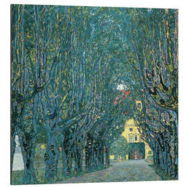 Magnettafel Allee im Park von Schloß Kammer