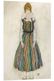 Foam board print Edith Schiele