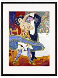 Gerahmter Kunstdruck Varieté (Englisches Tanzpaar)