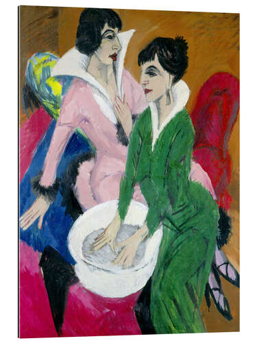 Gallery print Two women with washbasin; The sisters