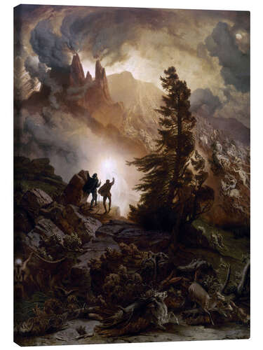 Canvas print Walpurgis Night (Goethe's Faust)