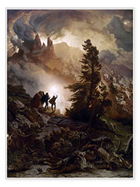 Stampa  Notte di Valpurga (Faust di Goethe) - Albert Zimmermann