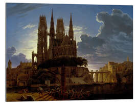 Magnettafel Dom über einer Stadt