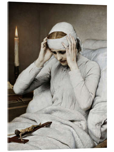 Cuadro de metacrilato The Ecstatic Virgin Katharina Emmerich. In 1885.