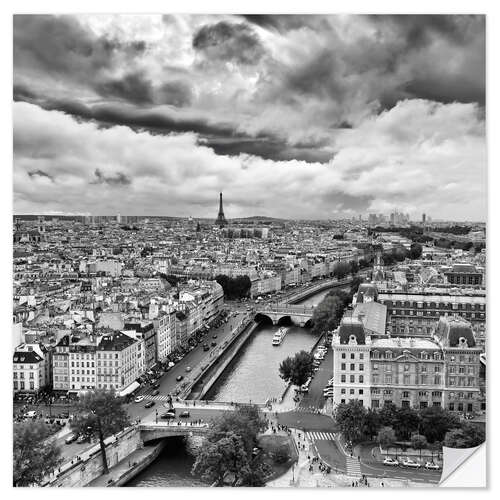 Selvklebende plakat PARIS 12