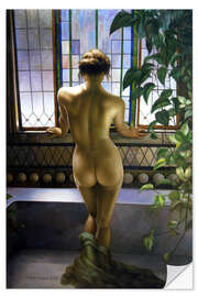 Sticker mural Nude at the window