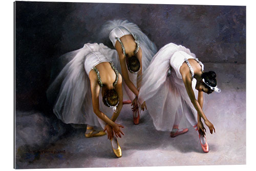 Gallery print Three ballet dancers