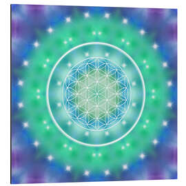 Magnettafel Blume des Lebens - Entspannung