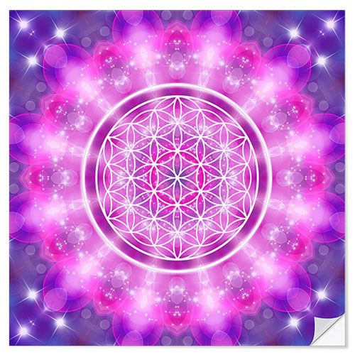 Wall sticker Flower of Life - Love Essence