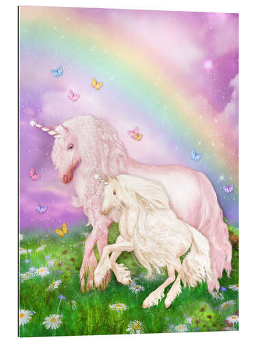 Galleritryck Unicorn rainbow magic