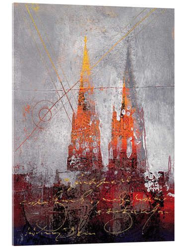 Acrylglasbild Kölner Dom II