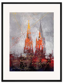 Gerahmter Kunstdruck Kölner Dom II
