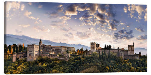 Canvas print Alhambra in Granada