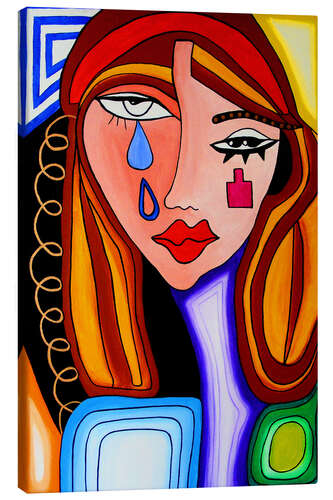 Canvas-taulu Weeping Woman