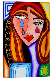 Canvas print Weeping Woman