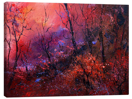 Quadro em tela Sunrise in the forest