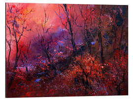 Magnettafel Sonnenaufgang im Wald