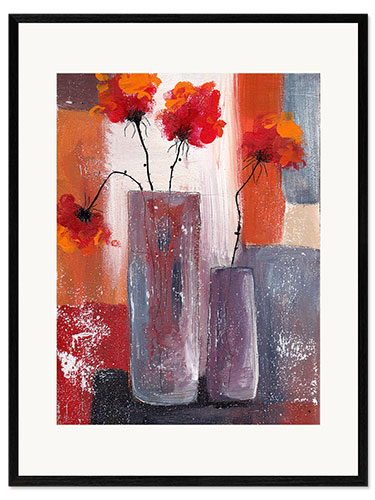 Impresión de arte enmarcada FLOWER PROJECT