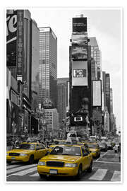 Póster  NEW YORK CITY Times Square - Melanie Viola