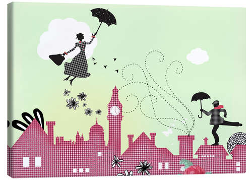 Canvas print Mary Poppins London