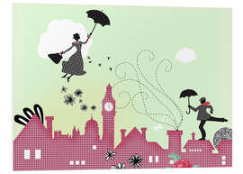 Foam board print Mary Poppins, London