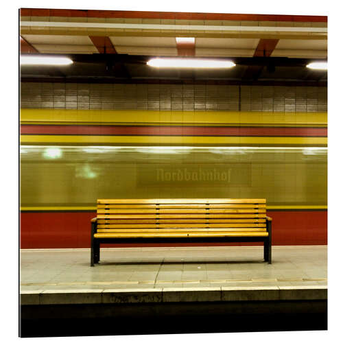 Quadro em plexi-alumínio Ghosttrain - Tubestation - Nordbahnhof Berlin