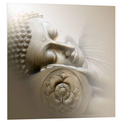 PVC print Sleeping Buddha