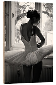 Wood print Ballerina 2 9461